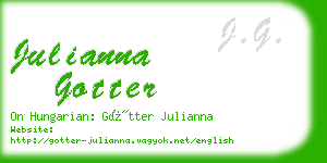 julianna gotter business card